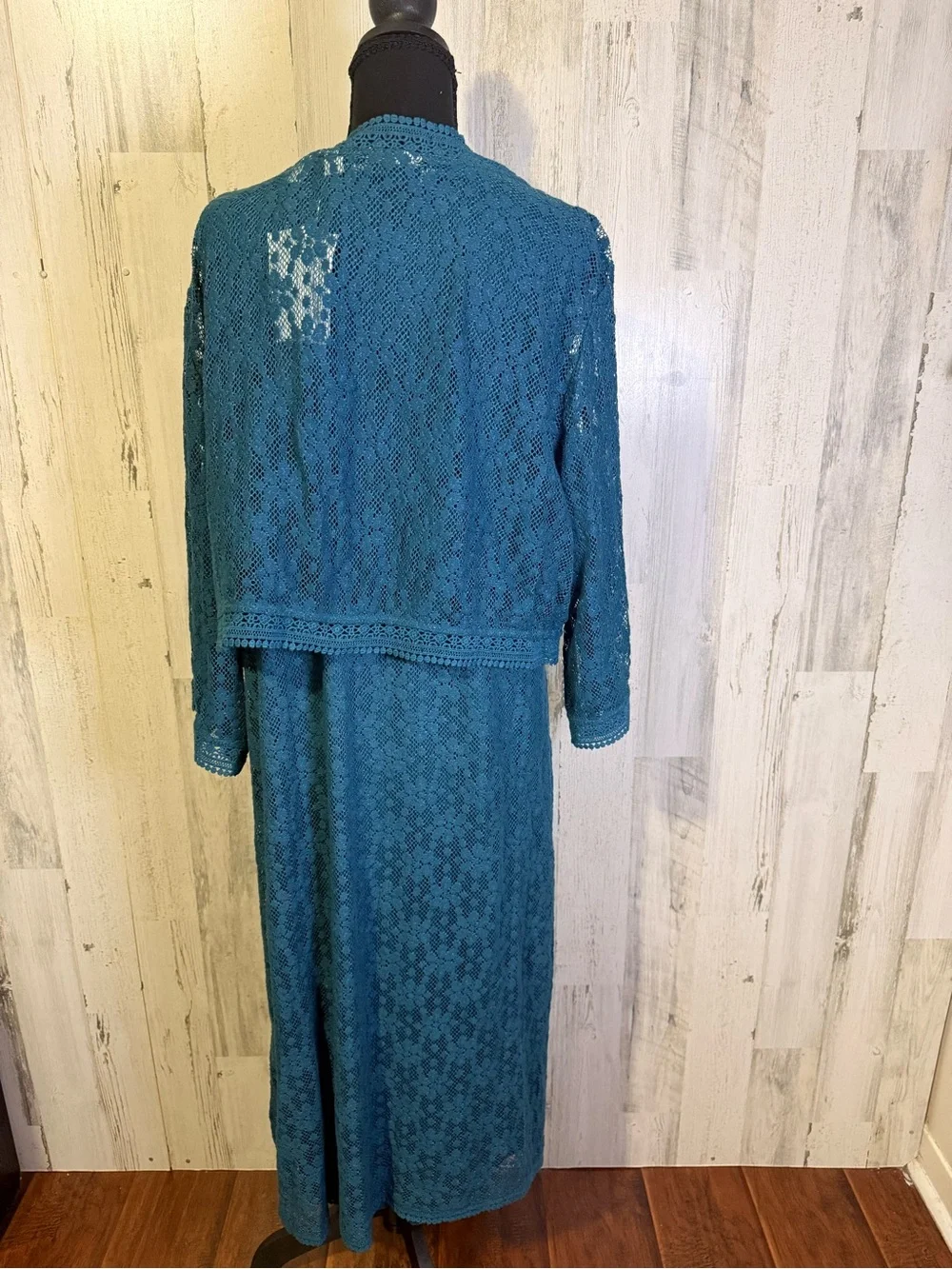 Bridgehampton Isaac Mizrahi Live! Lace Dress Set L